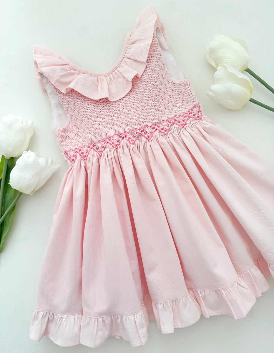 MIRANDA MINT👗CUSTOM PRINTED HAND-SMOCKED🧵🪡SKIRT SET🎀 main image 1