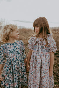 The hand smocked JANE dress - Floral