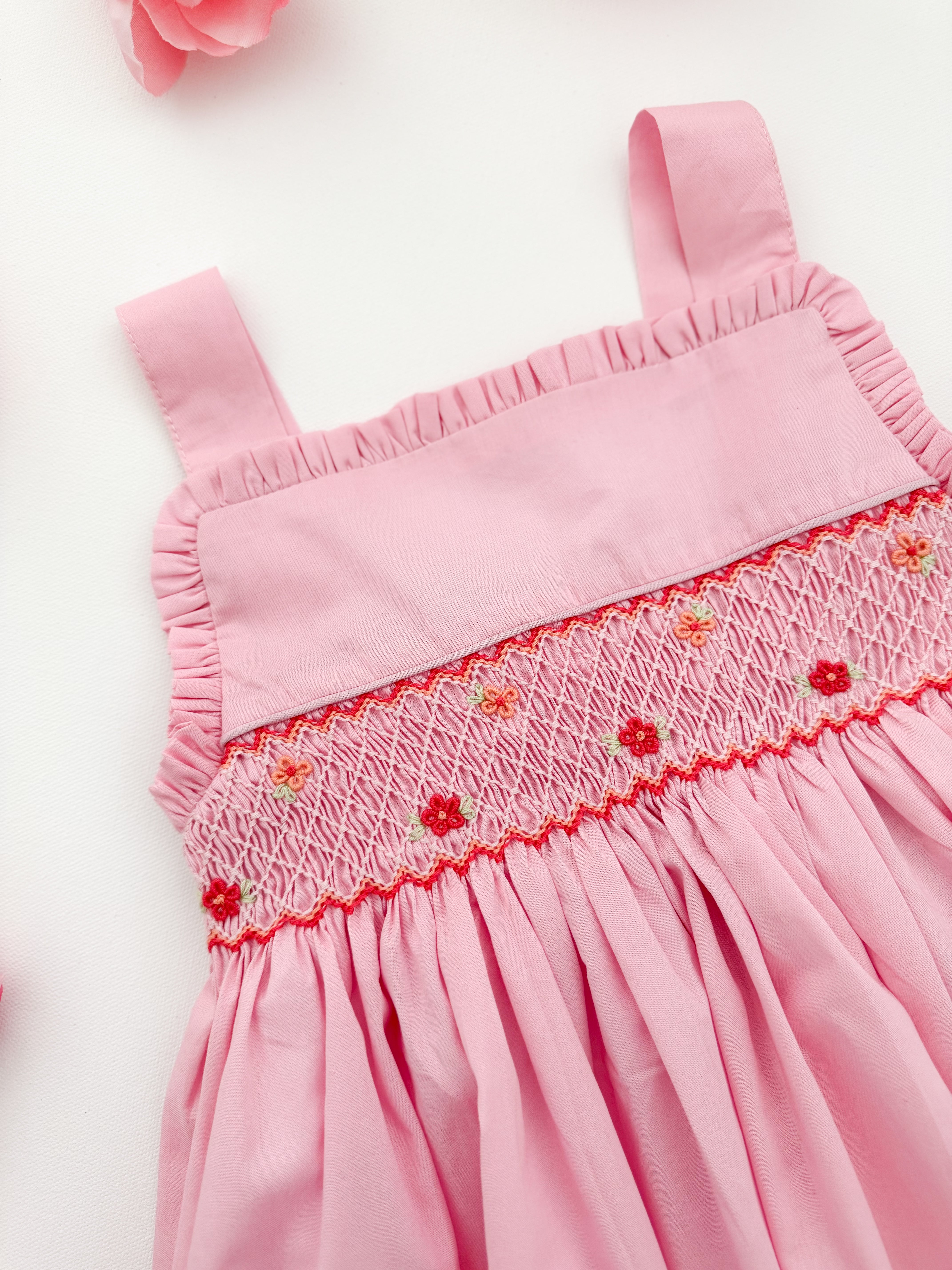 The hand smocked IMA dress - PINK