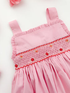 The hand smocked IMA dress - PINK