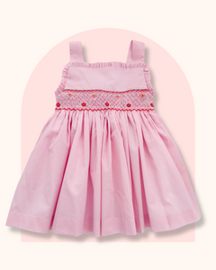 The hand smocked IMA dress - PINK