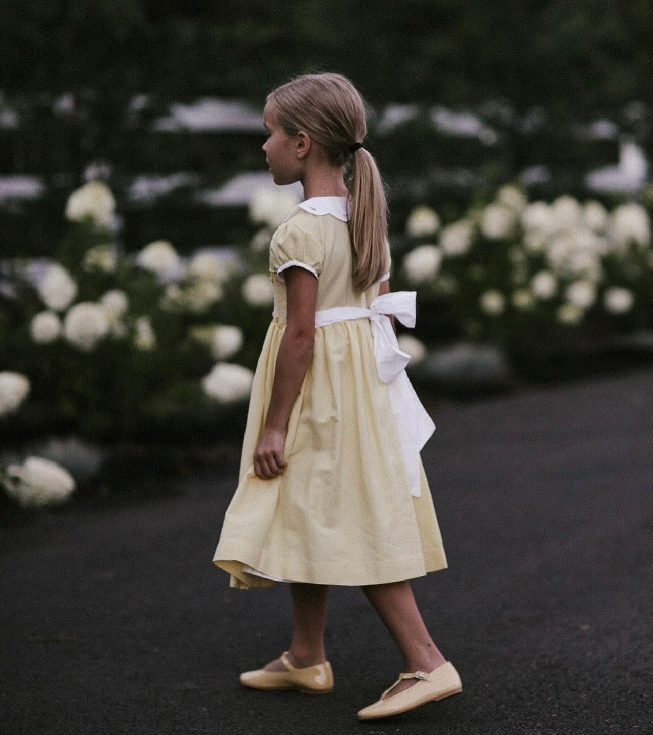 The hand smocked GRACE dress - in yellow