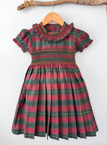 *SECONDS SALE* The hand smocked ALANIS dress - Holidays Edition