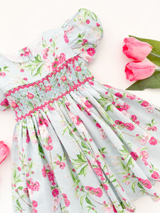 The hand smocked BELLA dress - Floral