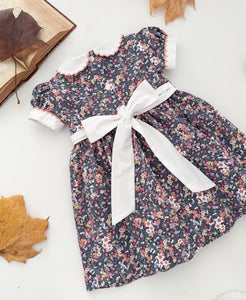 The hand smocked ASTRID dress - Floral