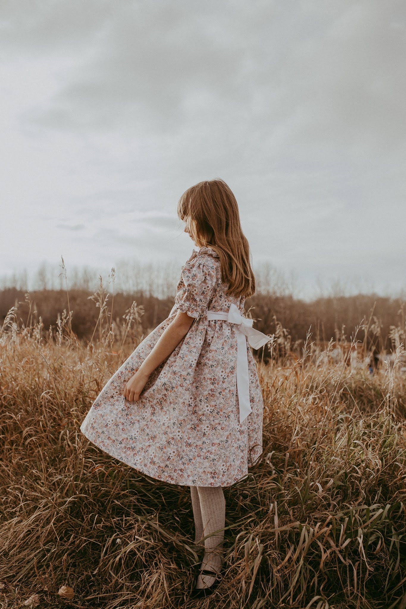 ** SECONDS SALE ** The hand smocked GABRIELLA dress - Floral