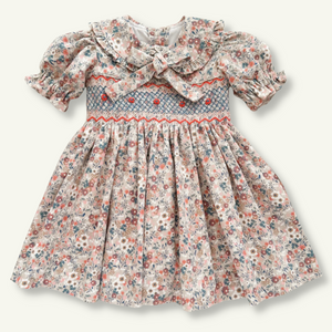 ** SECONDS SALE ** The hand smocked GABRIELLA dress - Floral