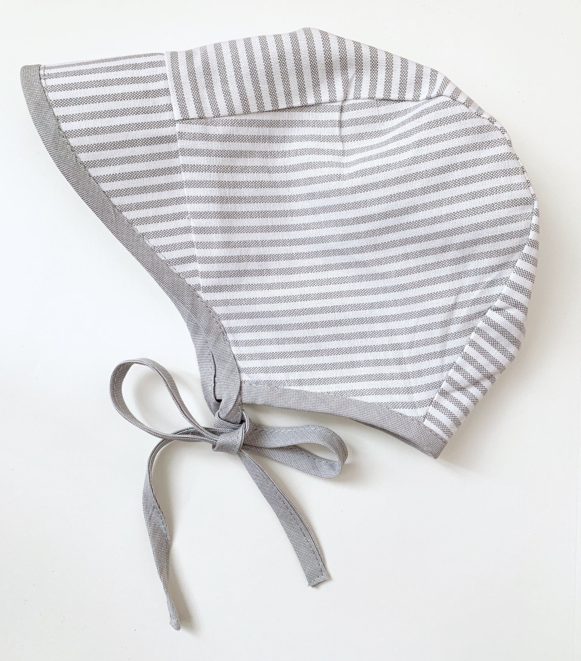 ** SECONDS SALE ** Cotton Bonnet - Grey (Unisex)