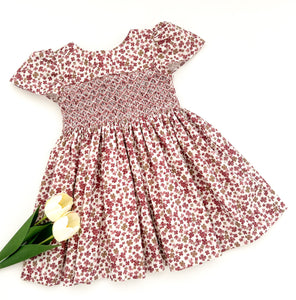 ** SECONDS SALE** The hand smocked FLAVIE dress