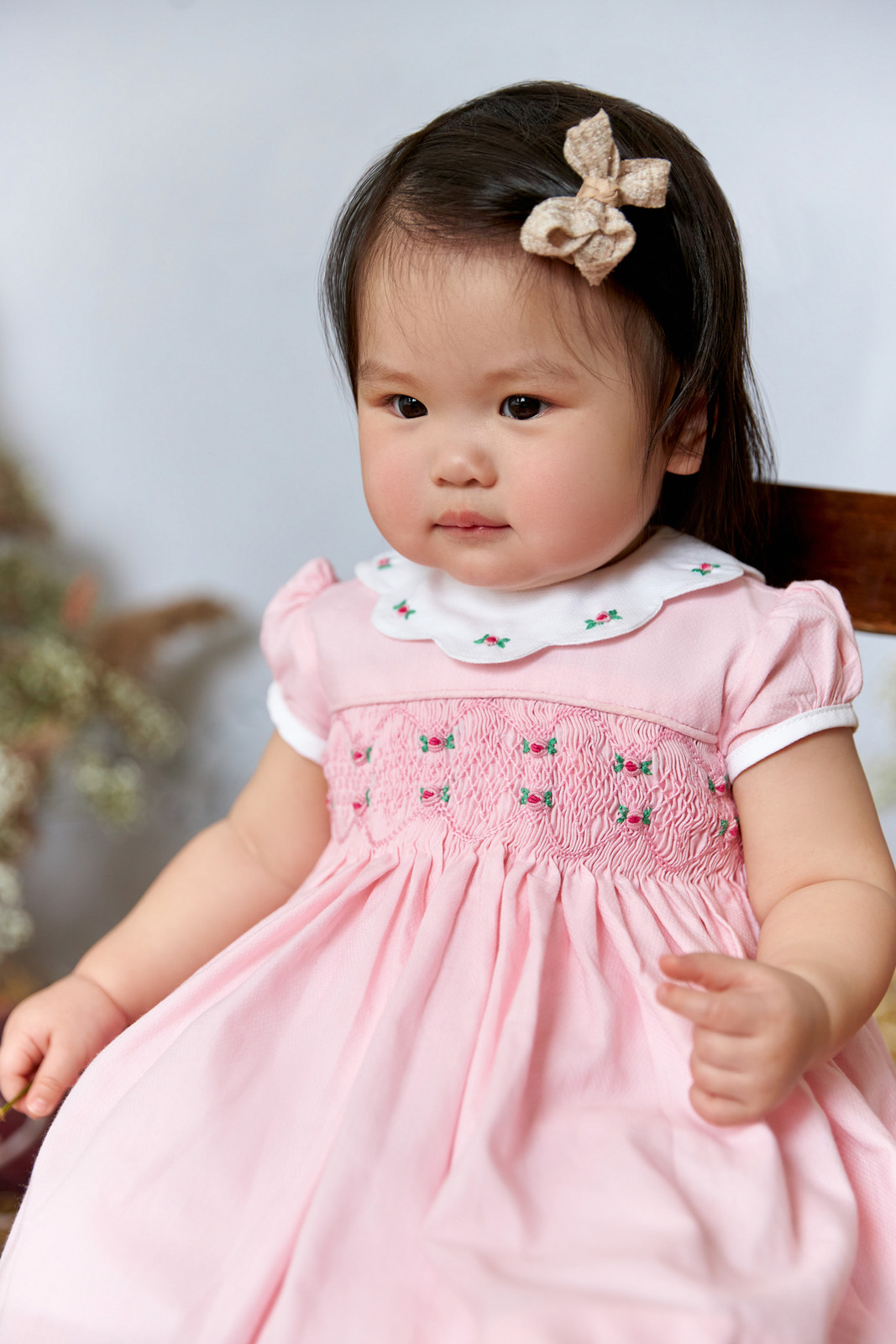 ** SECONDS SALE** The hand smocked GRACE dress - Pink