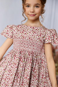 ** SECONDS SALE** The hand smocked FLAVIE dress