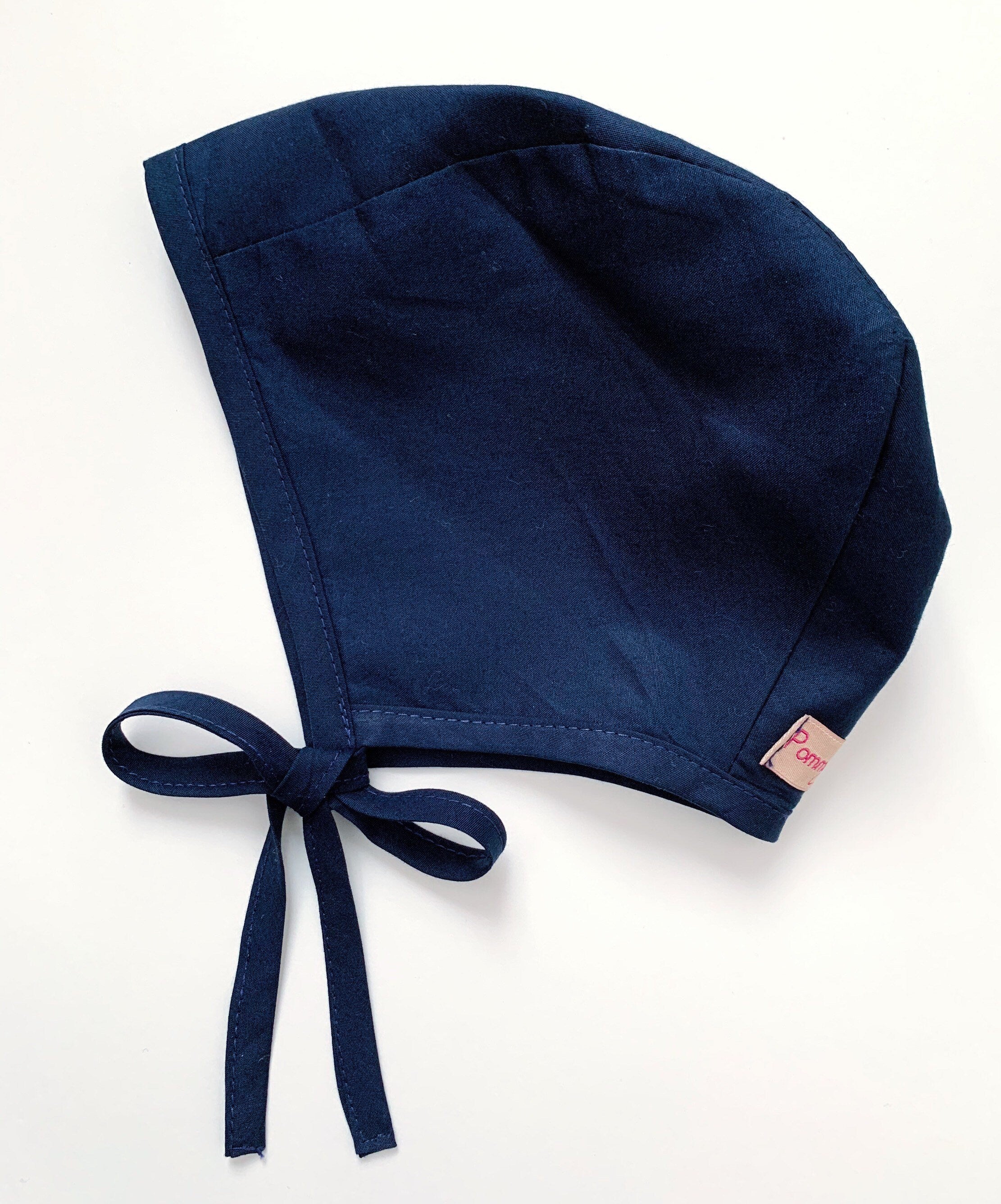 Cotton Bonnet - Navy (Unisex)