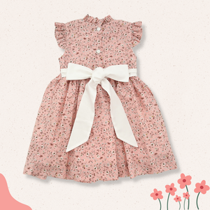 ** SOLD OUT ** The hand smocked IRIS dress - Pink Floral