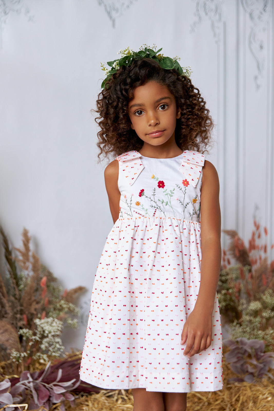 ** SOLD OUT ** The hand embroidered ALMA dress