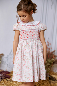 The hand smocked DALIA dress - Floral