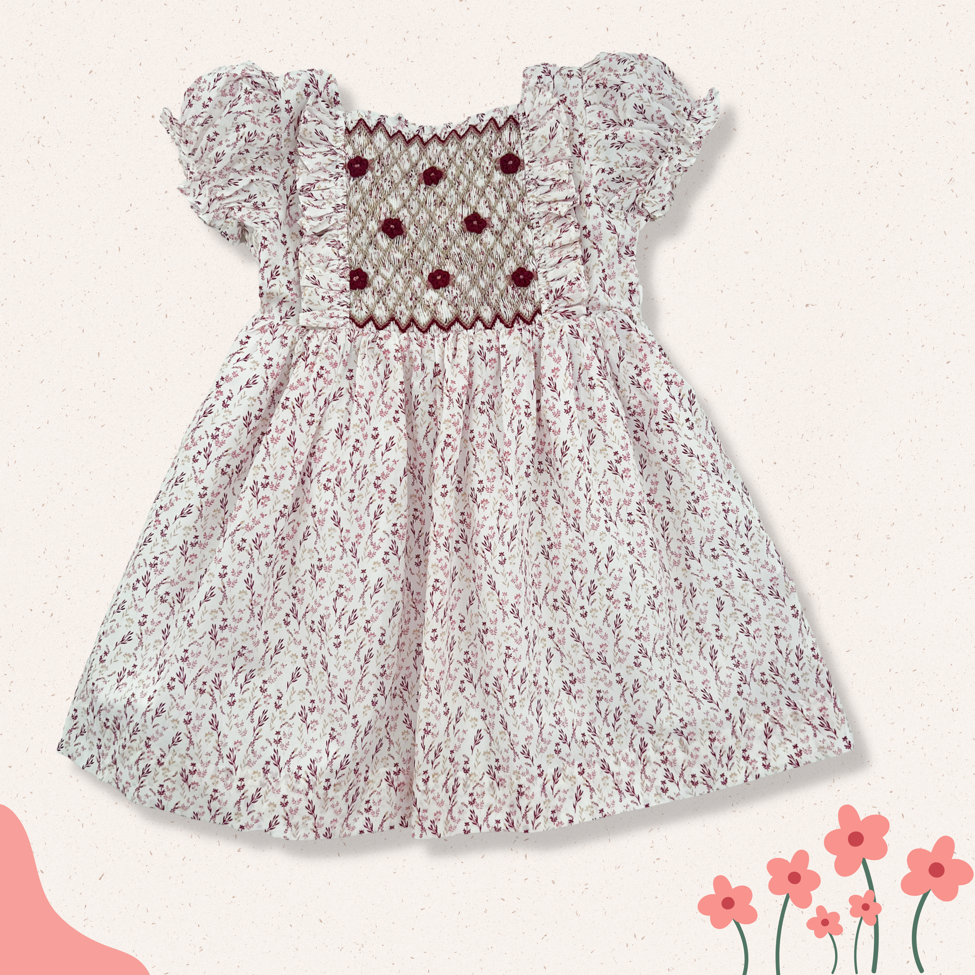 The hand smocked EMILIE dress