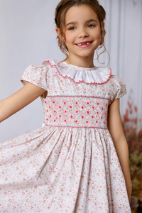 The hand smocked DALIA dress - Floral