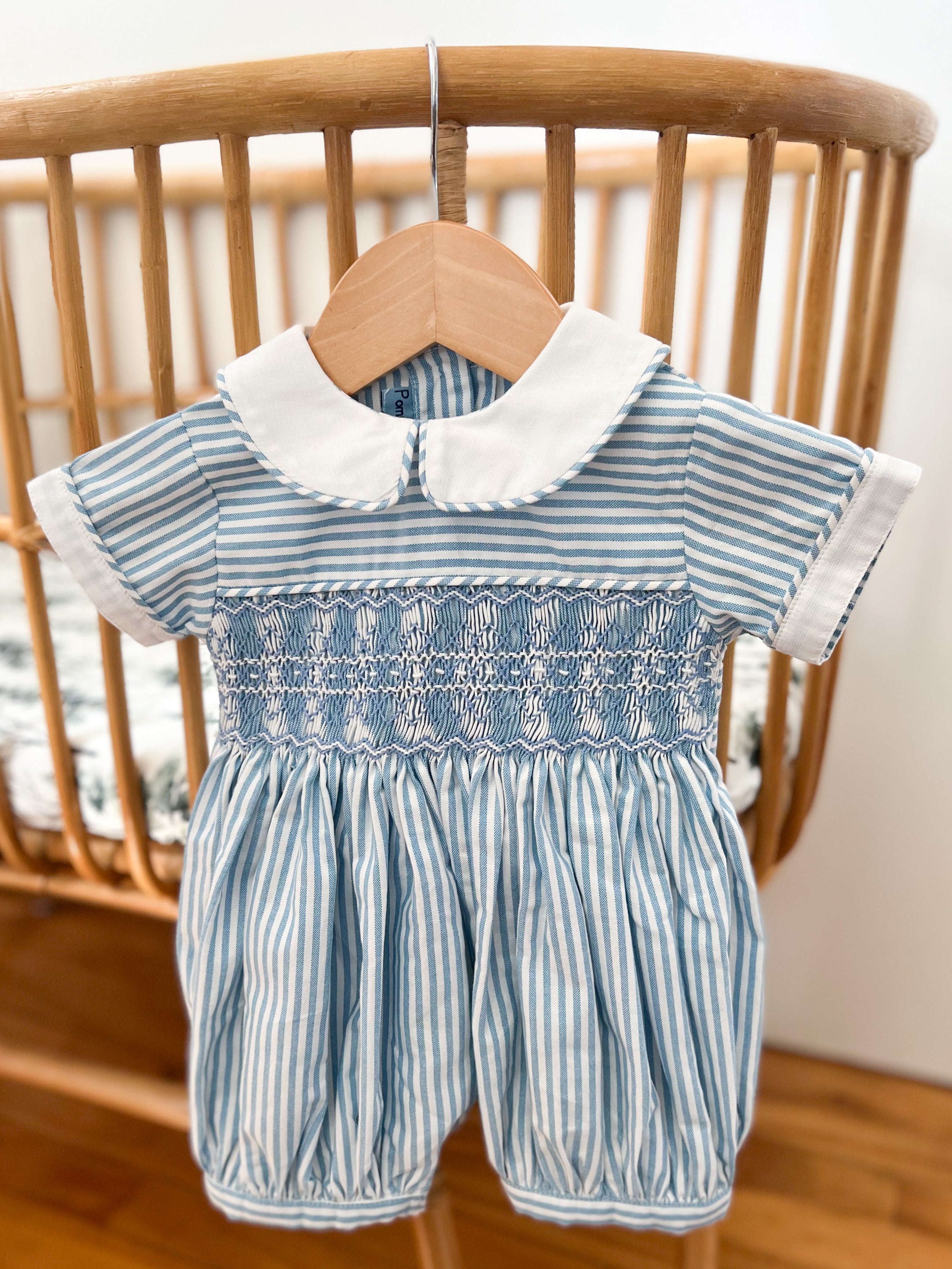 The hand smocked HENRI romper