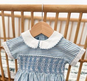 The hand smocked HENRI romper