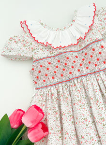 The hand smocked DALIA dress - Floral